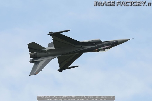 2009-06-26 Zeltweg Airpower 5970 General Dynamics F-16 Fighting Falcon - Belgian Air Force